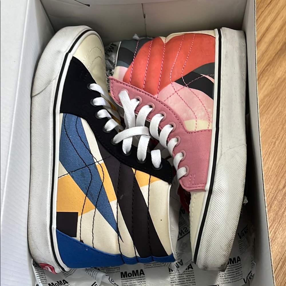 Vans MoMA Colorful Patchwork High-Tops